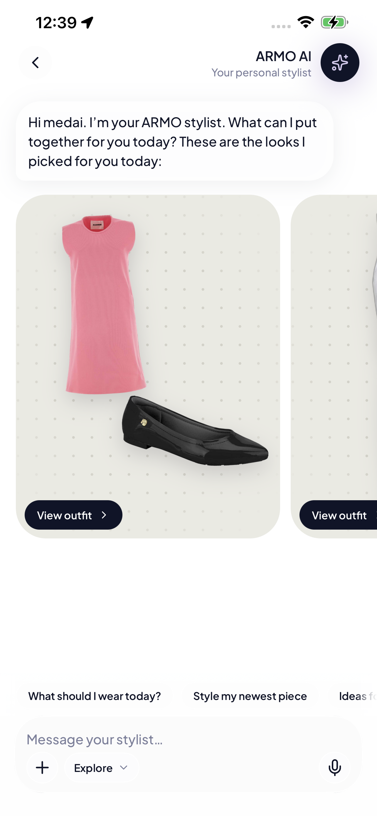 A conversation with the ARMO AI personal stylist
